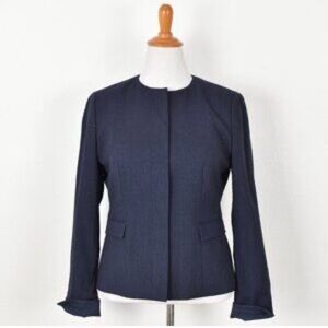 BOSS hugo boss wool pinstripes blazer size 6